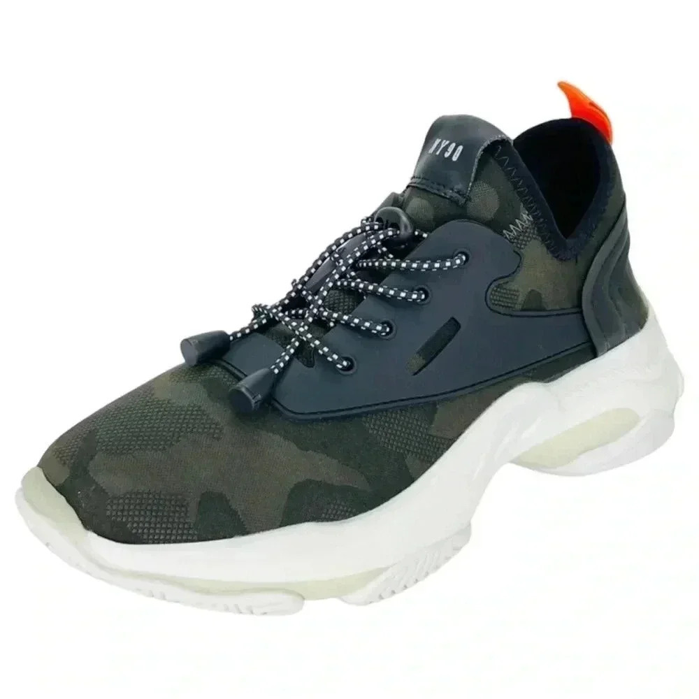 Steve Madden Impact Camouflage Mid Top Mens Fashion Sneakers Size 7M - Picture 2 of 13